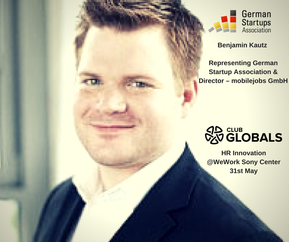 Welcome onboard <a href="/benjaminKautz/">Benjamin Kautz</a>, German Startup Association &amp; Director – mobilejobs GmbH bit.ly/CG-HRInnovation