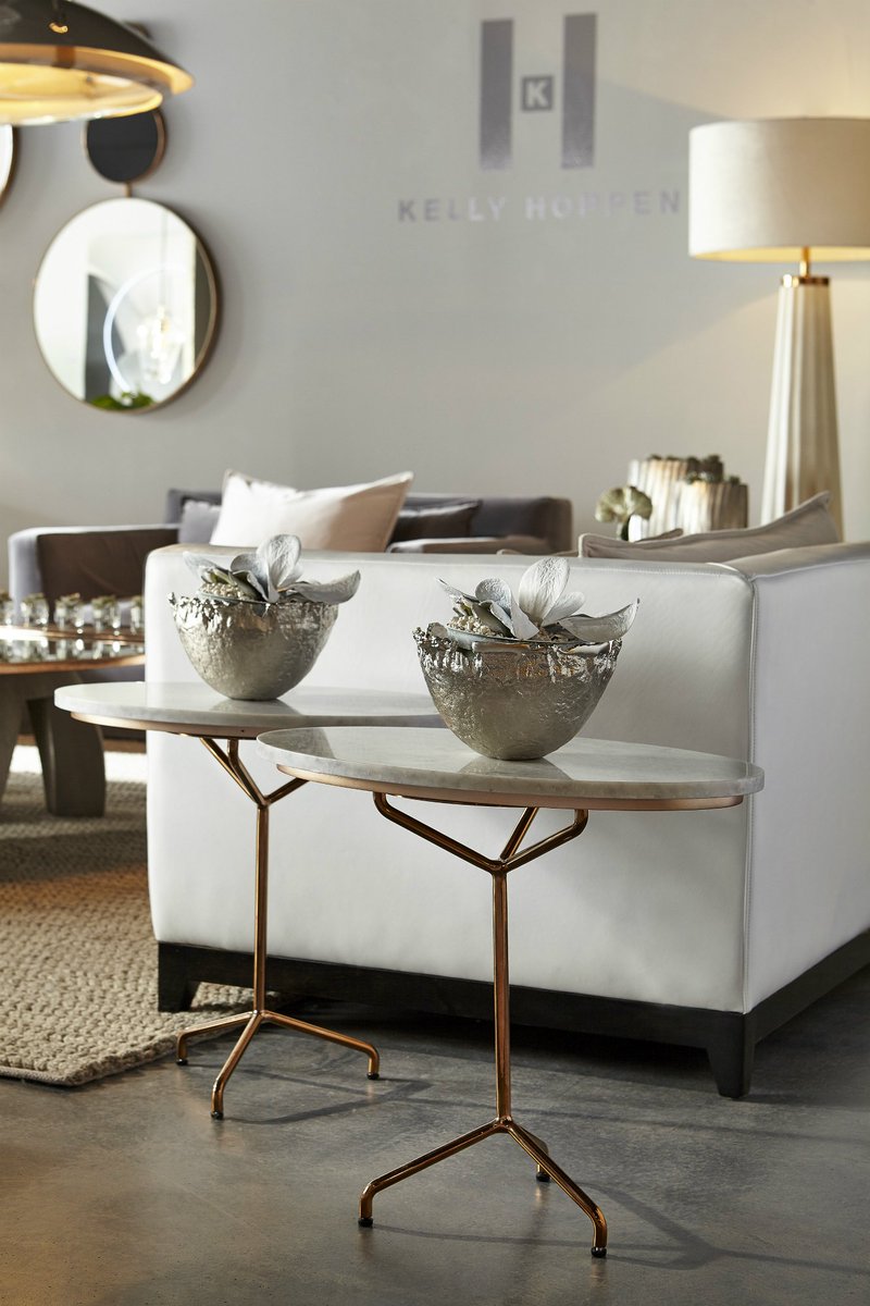 Rose console tables. From my new collection with ResourceDecor, styled