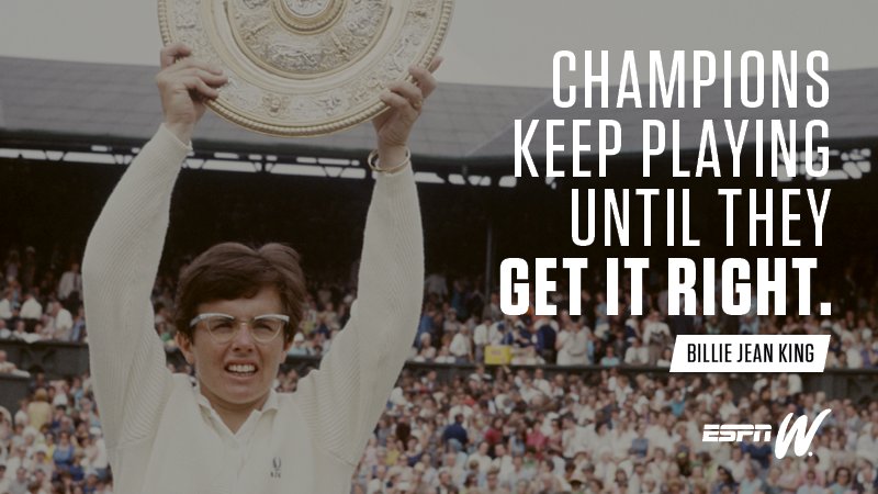 espnW's tweet image. Never stop. #MondayMotivation