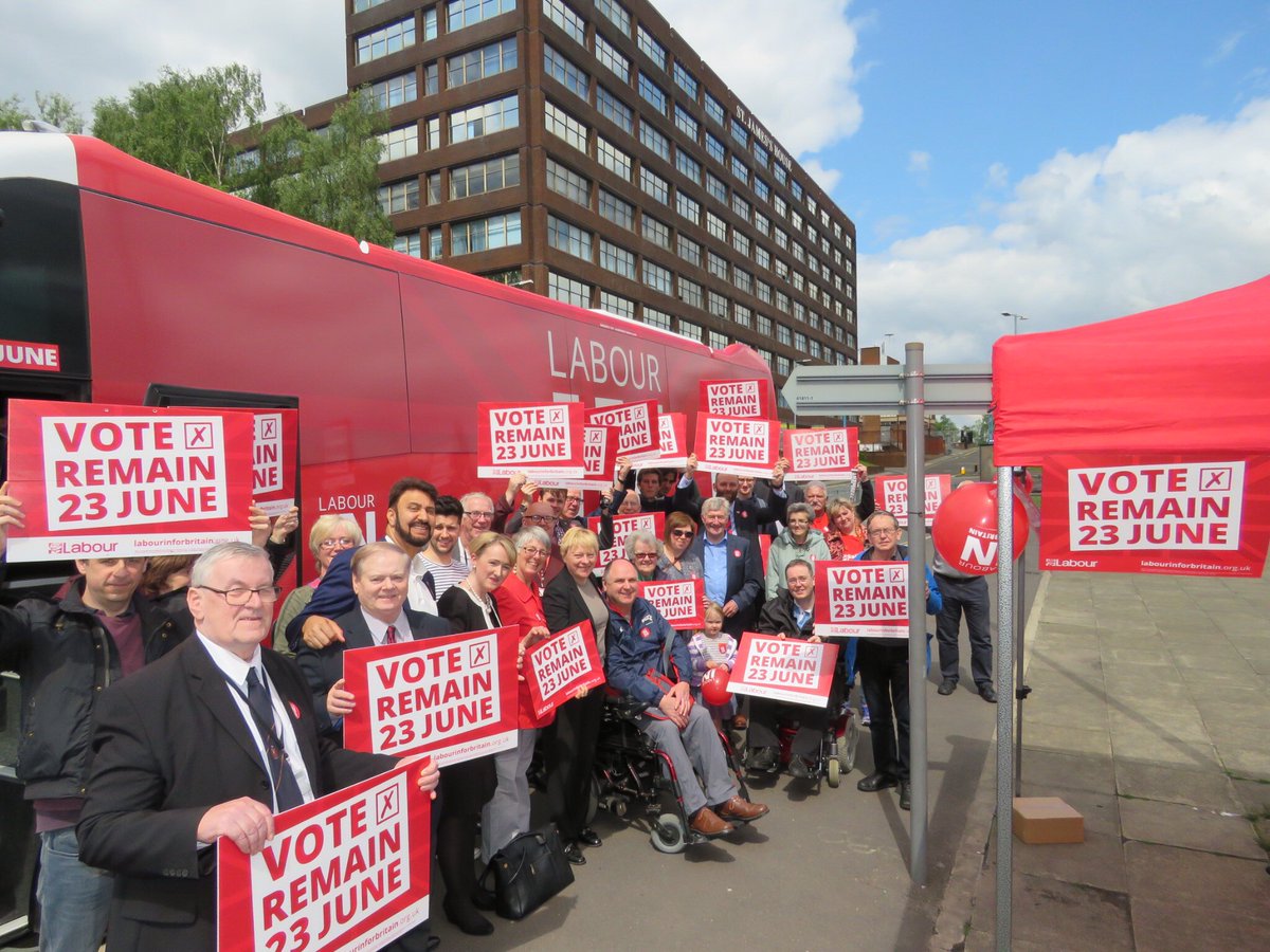 TonyLloydMP's tweet image. Just arrived in Salford with @RLong_Bailey @paul4citymayor &amp;amp; members on @UKLabourIN campaign bus #LabourInForBritain