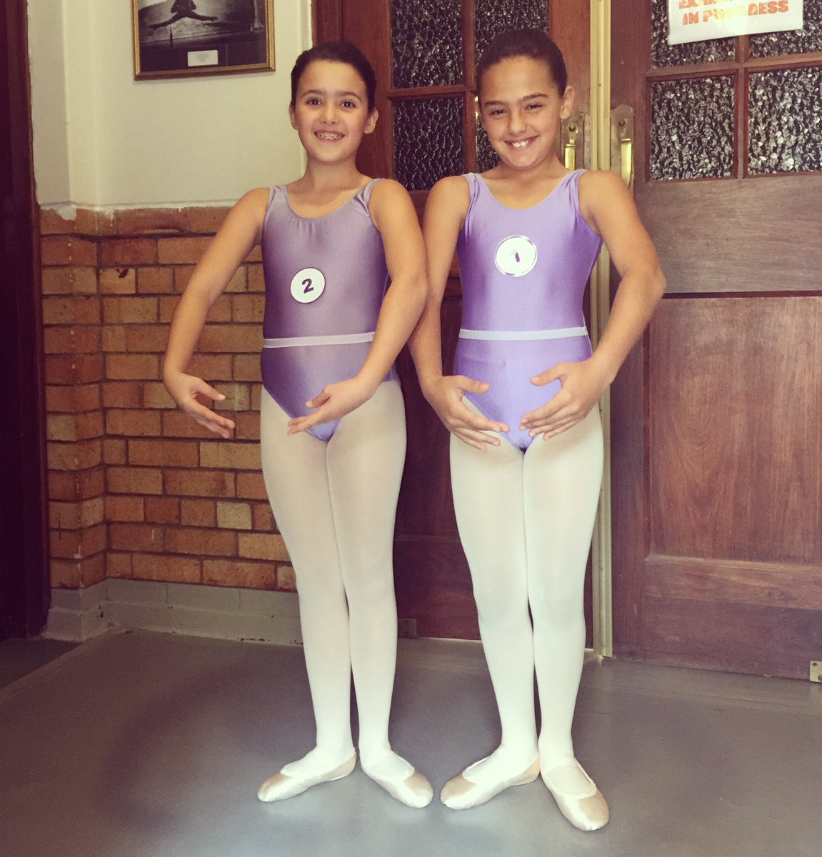 FirstPointeJhb's tweet image. Ballet exams 23 May 2016! Good luck ballerinas 💜