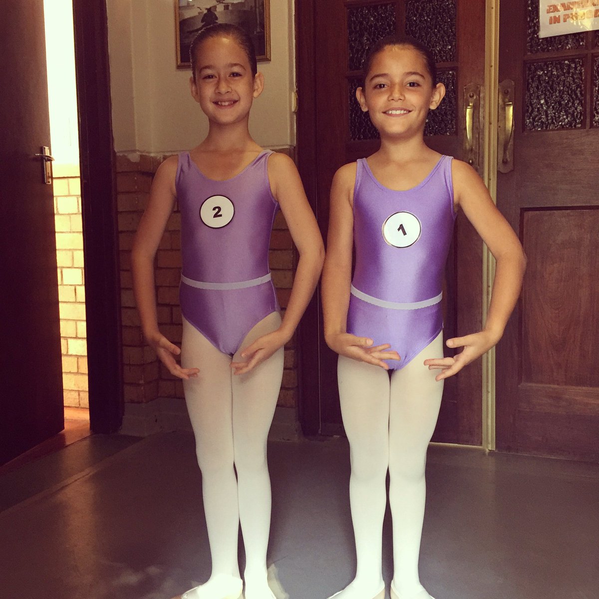 FirstPointeJhb's tweet image. Ballet exams 23 May 2016! Good luck ballerinas 💜