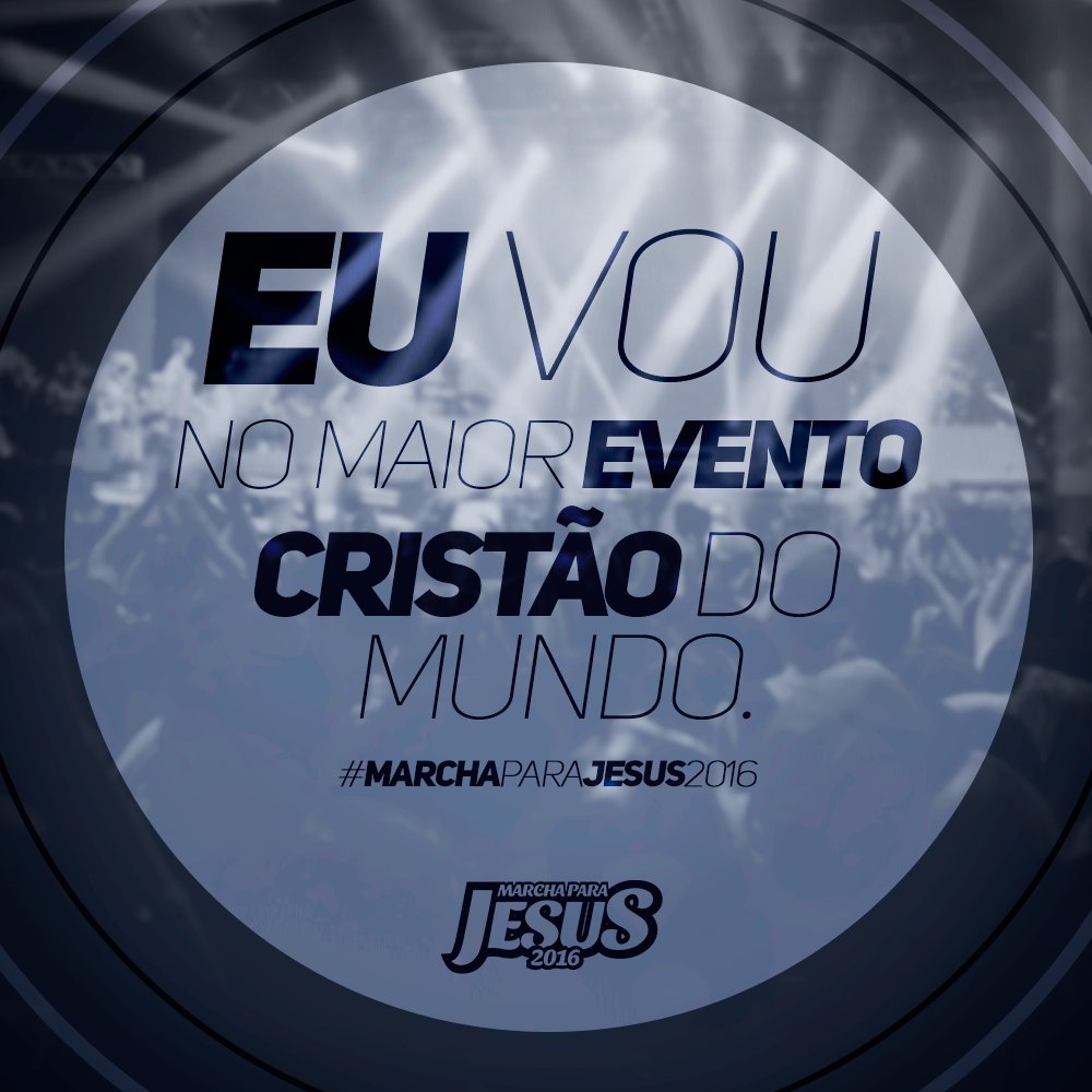 Tá chegando, pessoal... nesta quinta vamos estar na #MarchaParaJesus 2016 em SP!!!!!!!! <a href="/MarchaParaJESUS/">Marcha Para Jesus</a>