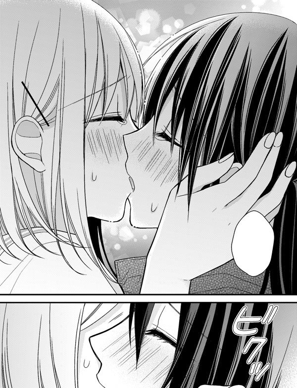 キスと言えば毎話、皆勤賞レベルでやってた百合悪魔とかいう漫画をどうぞよろしくおねがいします。2巻は早売りだと6月30日発売らしいよ https://t.co/3VoYp94K3X #キスの日 