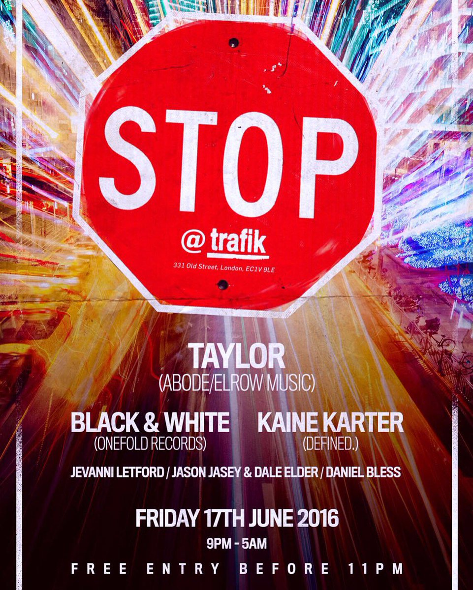 StopParties's tweet image. Friday June 17TH Head Down To @Trafikbar For The Next Edition Of @StopParties With Special Guest @taylorraudio
