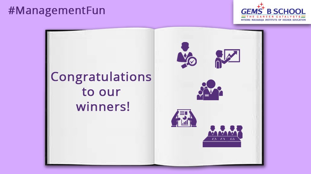 GEMSBSchool's tweet photo. Congratulations to @sarthakparikh90 & @ACoffeeAddict. #ManagementFun
Kindly DM us your address & contact details https://t.co/27awTsRtEV