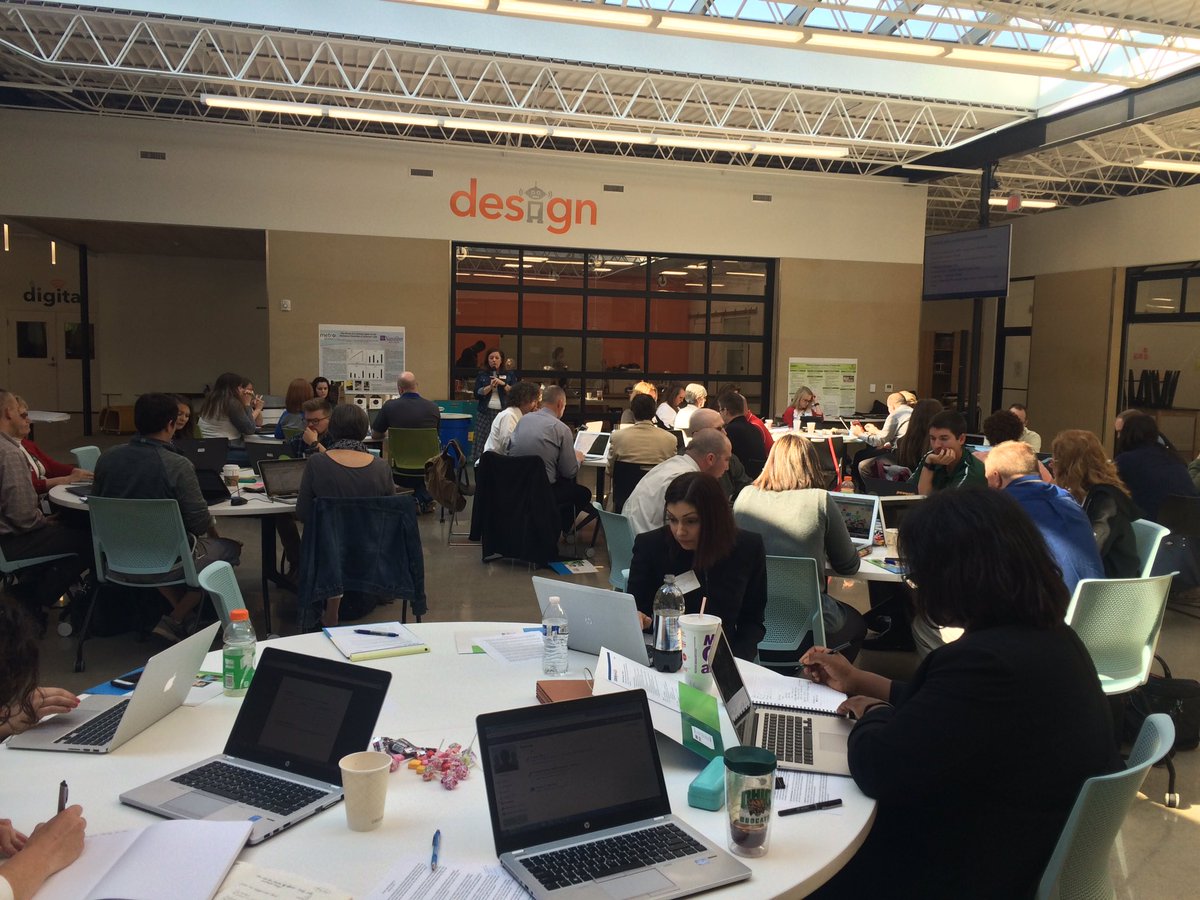 KateHeynoski's tweet photo. Kicking off the blended learning - #PBL teacher practice network w a day of connecting & aligning our work #BLTPN https://t.co/SnVaFkaVWI