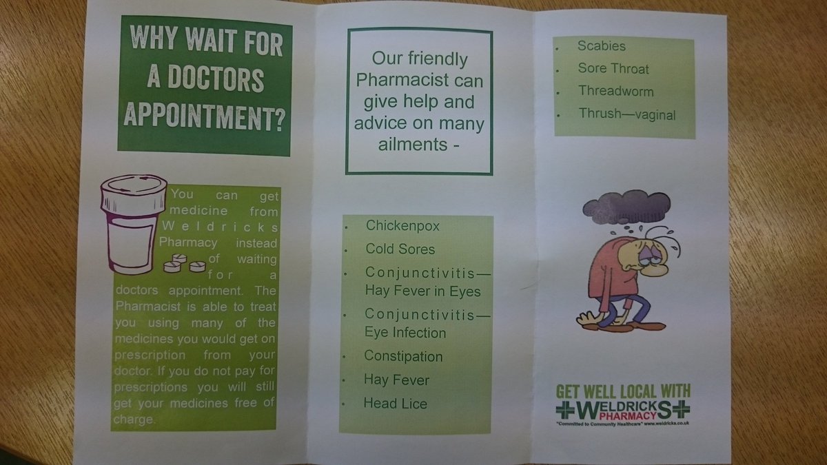 DeanEggitt's tweet photo. Why wait for a doctors appointment? https://t.co/sQEIclexd5
