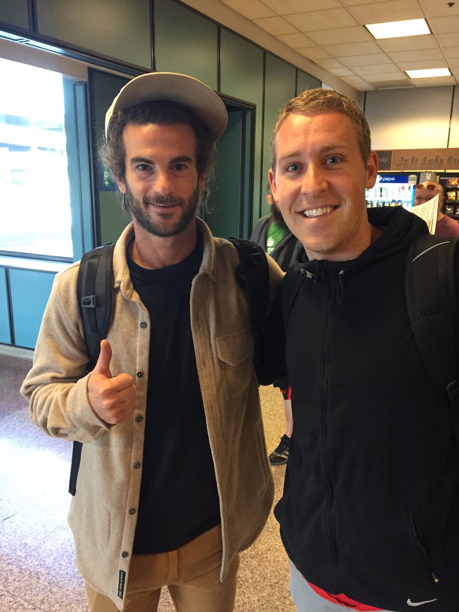 LandonSouthwick's tweet image. Great way to start the morning running into @KyleBeckerman at the airport. Best of luck with the national team 🇺🇸!