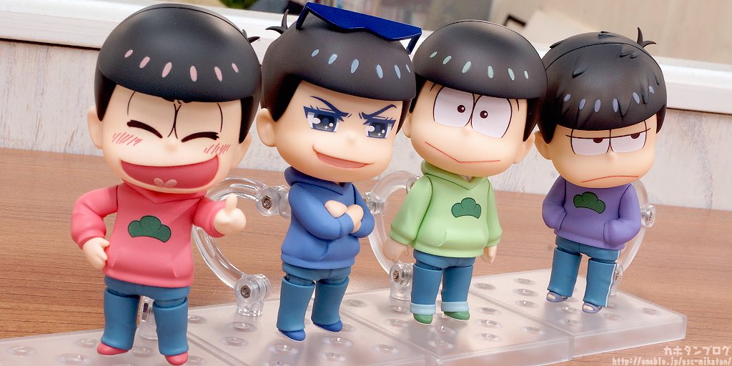 カホタン グッスマのすみっこ もうすぐ 松野家六つ子生誕祭16 ということで ねんどろいどチョロ松 一松の彩色原型初お披露目です 長兄松は只今ご予約受付中 おそ松さん Orangerouge T Co Xuynnw8eq1 T Co Kqogbv3zom Twitter