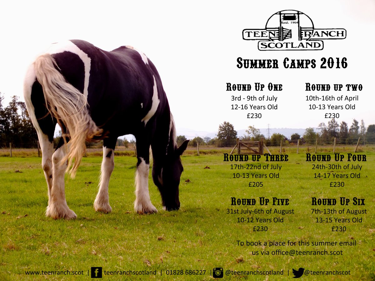 Our summer camps are starting to fill up, contact our office to book a place!  #Scotland #teenranch #activitycentre