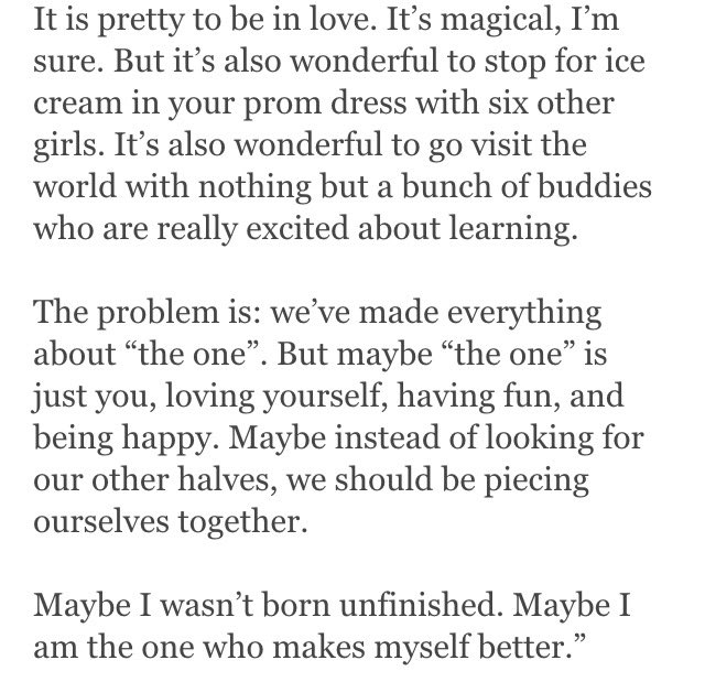seasxlt's tweet photo. "Maybe I wasn't born unfinished. Maybe I am the one who makes myself better."
-single serving size https://t.co/7GLFuTMnxw