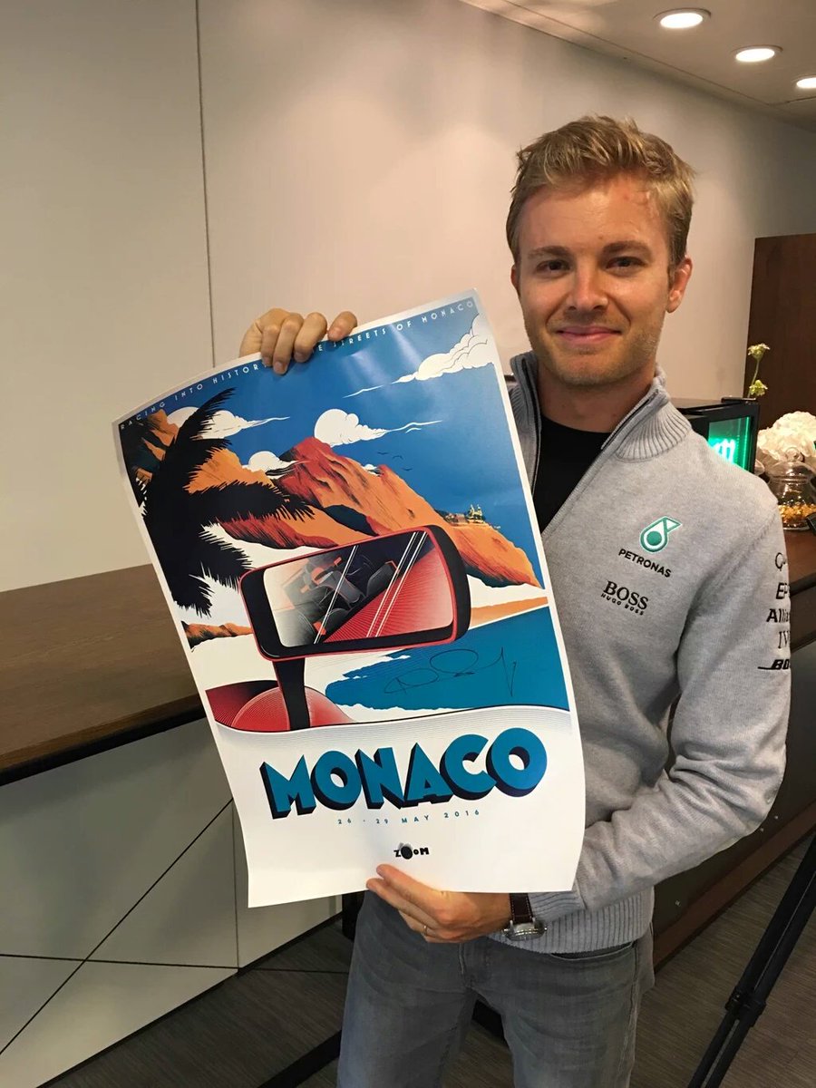 ZoomAuction's tweet image. Follow and RT and we'll select 1 person to win a ZOOM Monaco poster signed by @nico_rosberg zoom-auction.com/poster.html