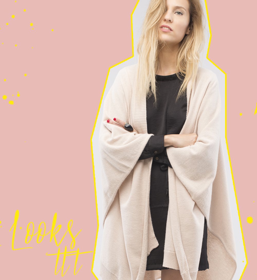 Empieza la semana bien fría y el #LookTTT tiene ruana rosa 🎀 ► ttt.wf/hamartiaM
