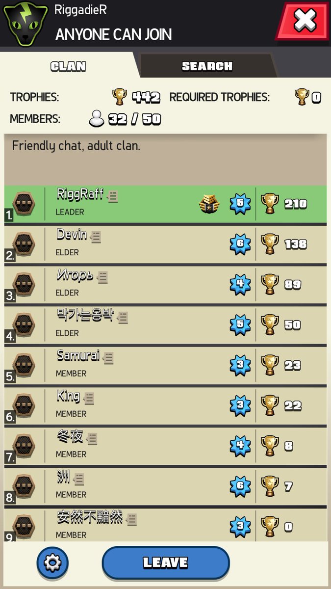 RiggRaffgaming's tweet photo. New clan is coming along great! #Raidhq @RAIDHQGame https://t.co/iTYJeGUo0z