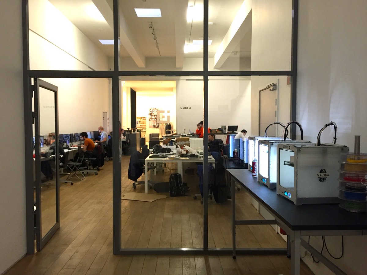 MakerTour's tweet photo. L'@usineIO, atelier orienté proto et industrialisation à Paris, rejoint la doc #MakerTour ! https://t.co/s71fgDoAvk https://t.co/NUCI3apSW5