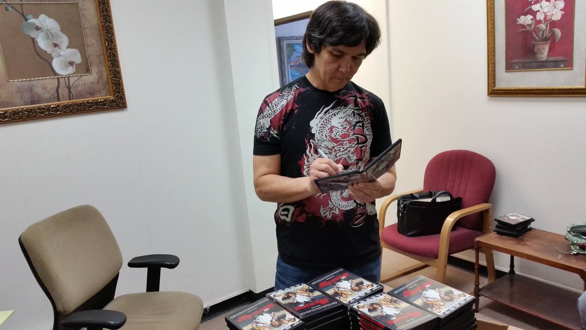 #TheMartialArtsKid Co-Star Don The Dragon Wilson is signing DVDs which are now available at martialartskidmovie.com