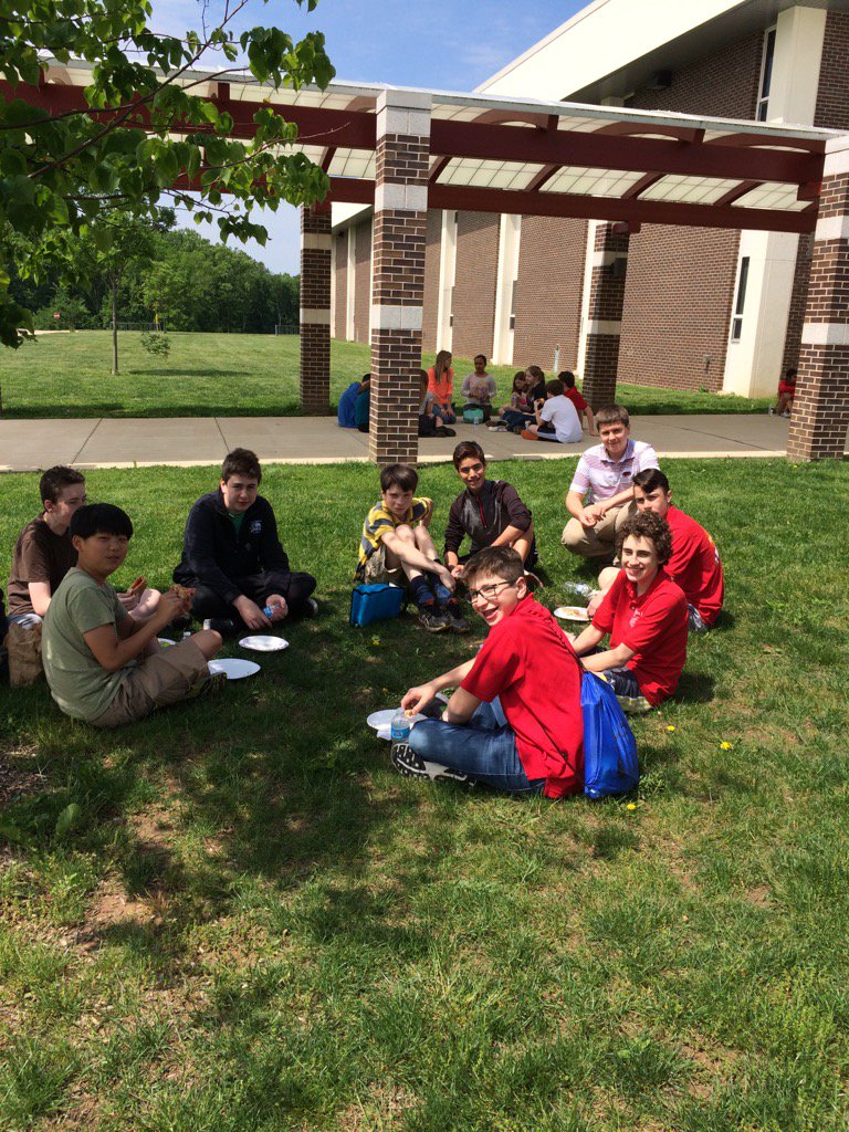 blaubach's tweet photo. Algebra kids celebrating the end of Keystone exams:) https://t.co/7OOrmIVhdk