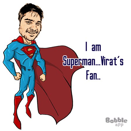 imAbhishek14's tweet photo. I am #Superman... Virat's Fan.. 
@imVkohli 
@RCBTweets 
@IPL 
@StarSportsIndia https://t.co/T8OA1Yr4mb