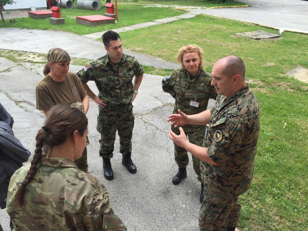 UNDP_SEESAC's tweet photo. Planning how 2 integrate a gender perspective in operations - outdoor exercise as a teaching method #rssrp @ivanzver https://t.co/t84bFeHZUn