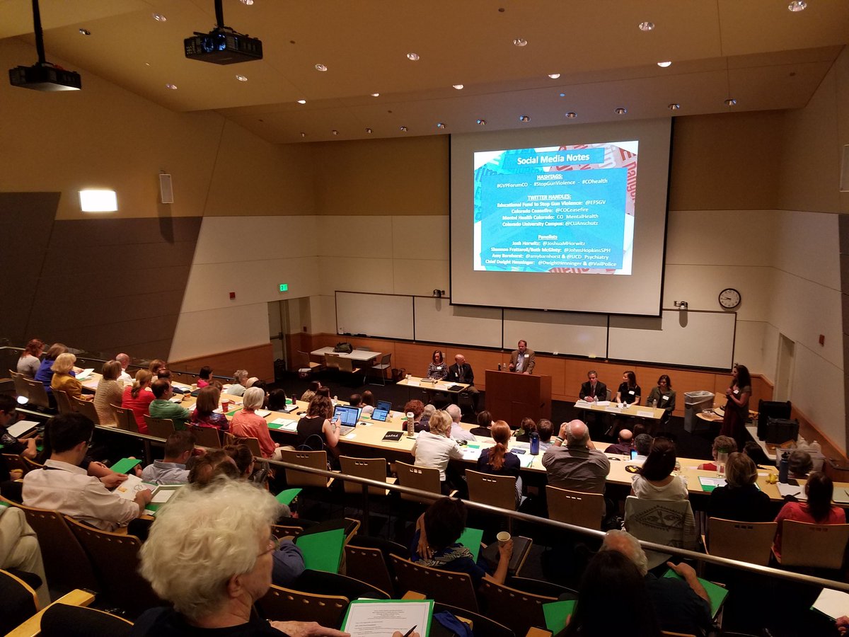 JPACOLO365's tweet image. At @COCeasefire forum on guns and mental health. Thanks to all the public officials who were able to attend.
