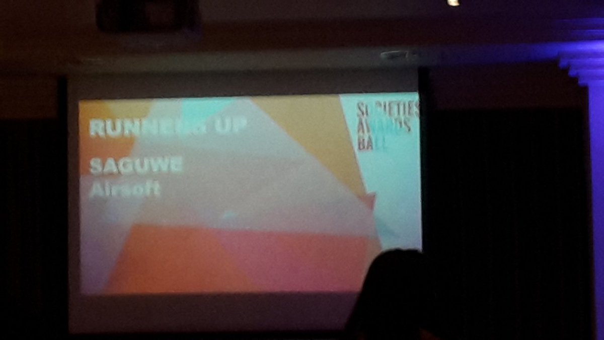 SAGUWE's tweet photo. 2nd place in the "Event of the year" at @TheSUatUWE Society Awards for SSAGO Spring Rally! #feburally https://t.co/Ow7bRSbo8R