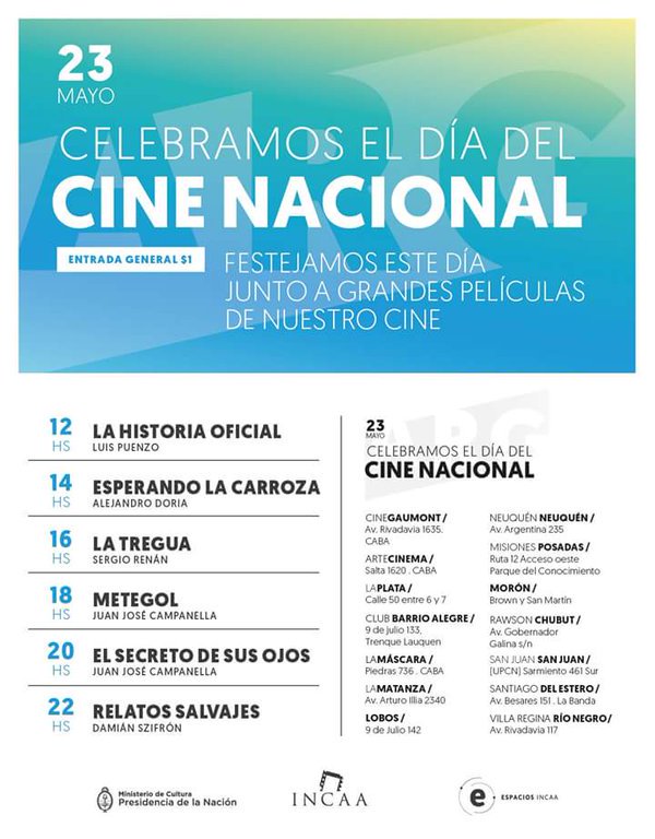 HaciendoCine's tweet photo. Feliz #DíaDelCineNacional. https://t.co/CT5aSNz2Zg