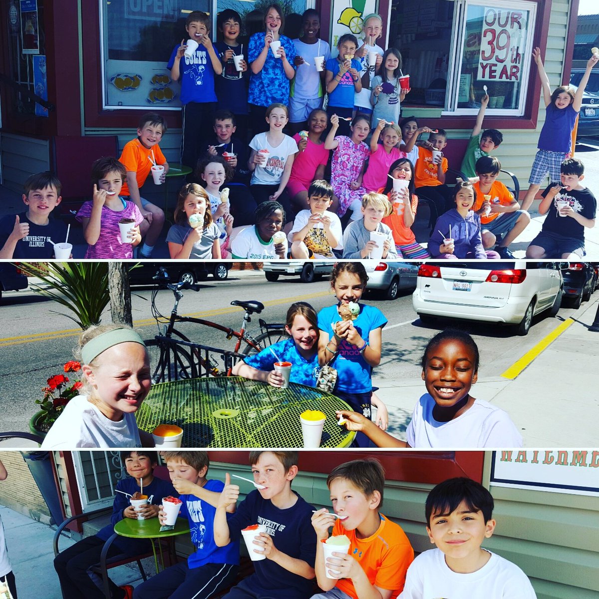 tagueart's tweet photo. What better way to end the season of #irvingrunningclub than a run to #ginasitalianice #irving97 #oakpark97 https://t.co/yldRRZ4k0i