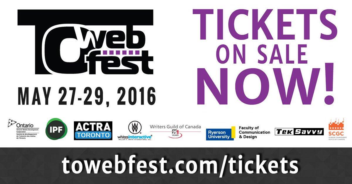 DowntownYonge's tweet photo. Don't miss out on @TOWebFest May 27-30! Get ur tix today: https://t.co/WuXG5Z9jon #YongeLove #TOWebFest https://t.co/dQ2hBcmOYc
