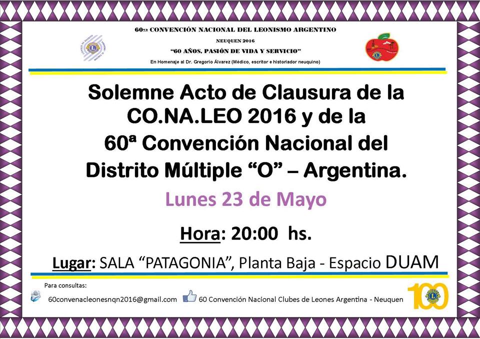cnlnqn2016's tweet photo. Los esperamos y continuamos esperando sus fotos :) #CNACLEONQN2016 https://t.co/f7JLJqisPu