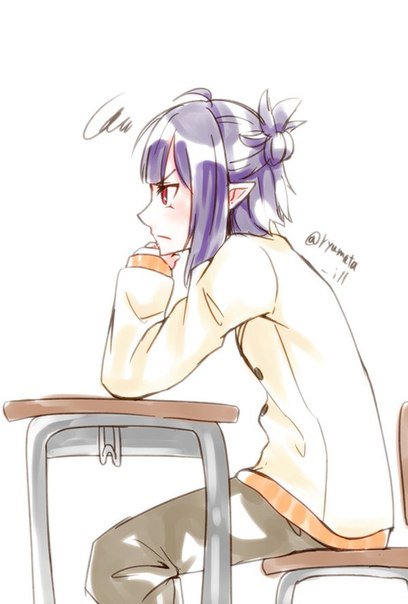 VampireLacus's tweet image. Camuflate con los humanos, dijeron, tienes la edad perfecta, dijeron -al instituto que lo han mandado-