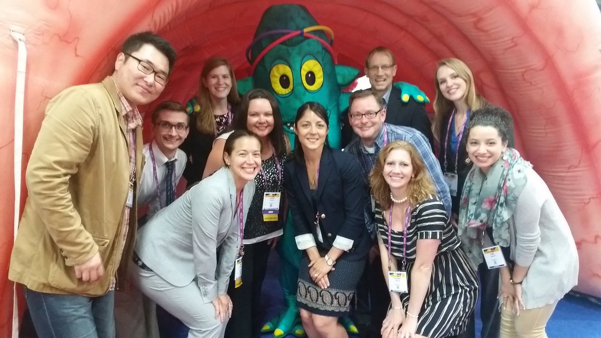 buckyfreund's tweet photo. Blikslager & Gonzalez lab's annual colonoscopy #ddw16 @blikslagerlab @GonzalezLiara https://t.co/3JSkHKOcpz
