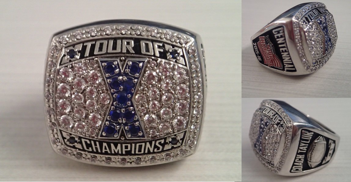 Cehsfootball's tweet image. Coach Taylor's new hardware!  Tour of Champions from @MaxPreps  @MaxPrepsTT  #FootballTOC @CeHSathletics