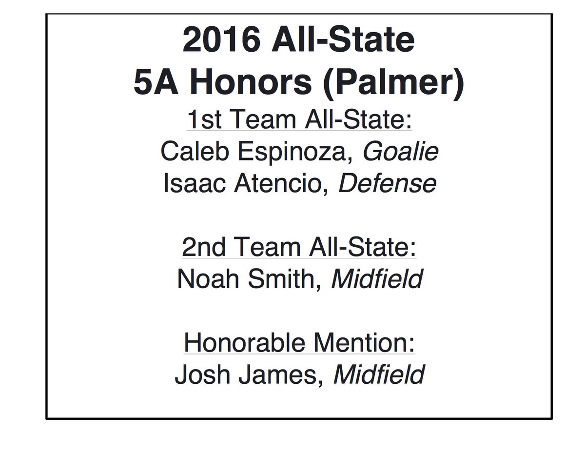 Colorado 5A All-State Honors for Palmer Lax <a href="/terrorathletics/">Palmer Athletics</a> <a href="/CSU_MLAX/">CSU Vikings Lacrosse</a> @cctigerlax <a href="/Towson_MLAX/">TU Men's Lacrosse</a> <a href="/COlaxscores/">COLaxScores</a> <a href="/CHSAA/">CHSAA</a>