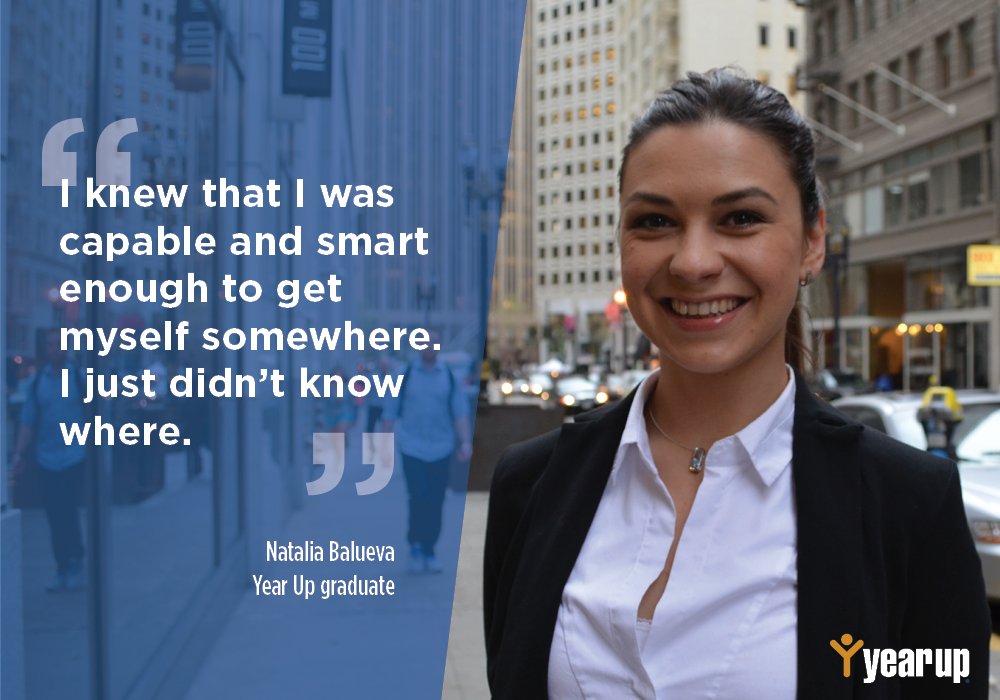 YearUpUnited's tweet photo. Natalia took initiative at @BlueShieldCA + became an IT business analyst https://t.co/Wj3jCHuQuB #MotivationMonday https://t.co/LAVZ19YtH0