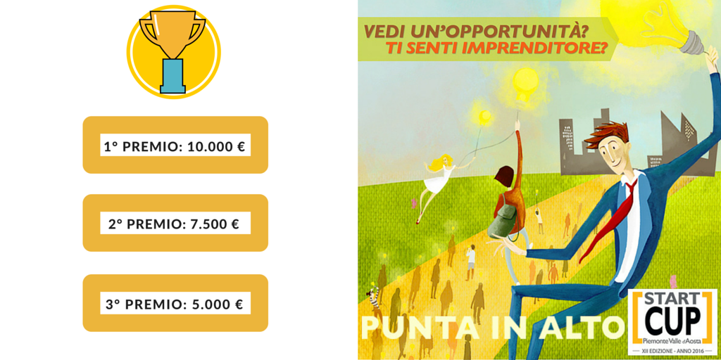 La call per #StartCupPVdA2016 è aperta: ecco i premi per i primi tre progetti classificati goo.gl/TgQOtq