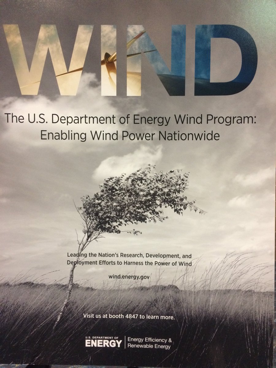 WindDrivenPod's tweet photo. .@Energy is bringing their A-game to Windpower 2016. Gorgeous! #GenerationWind https://t.co/mDELUD69ST