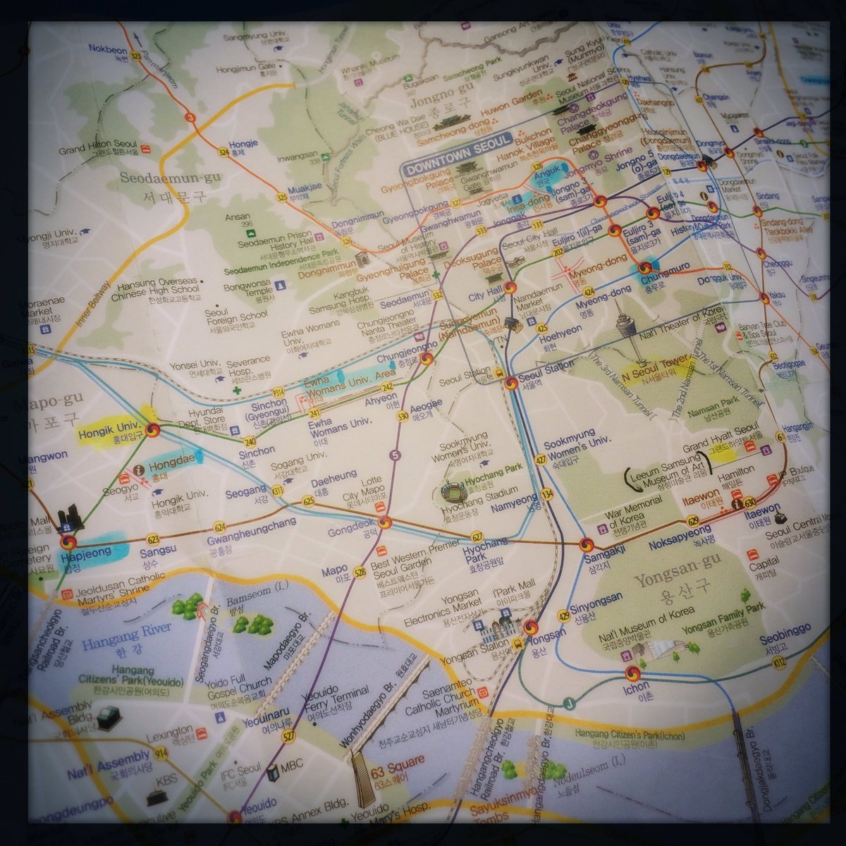 mothermade's tweet photo. Sometimes I stare and study my worn Seoul map to make sure I remember. #NeverForget #Korea #AskAnAdoptee #ByeSeoul https://t.co/XKIYzfpw2o