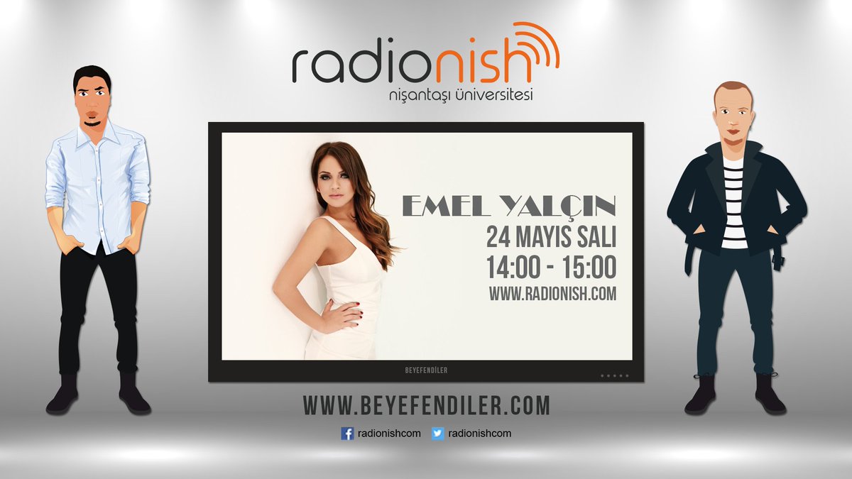 <a href="/emelyalcin/">Emel Yalçın</a> yarın 14:00'da radionish.com'da <a href="/okangurel42/">Okan Gürel</a> ve <a href="/cumhurmert/">Cumhur Mert Kayalar</a>'in konuğu oluyor. <a href="/palfm/">PAL FM</a>