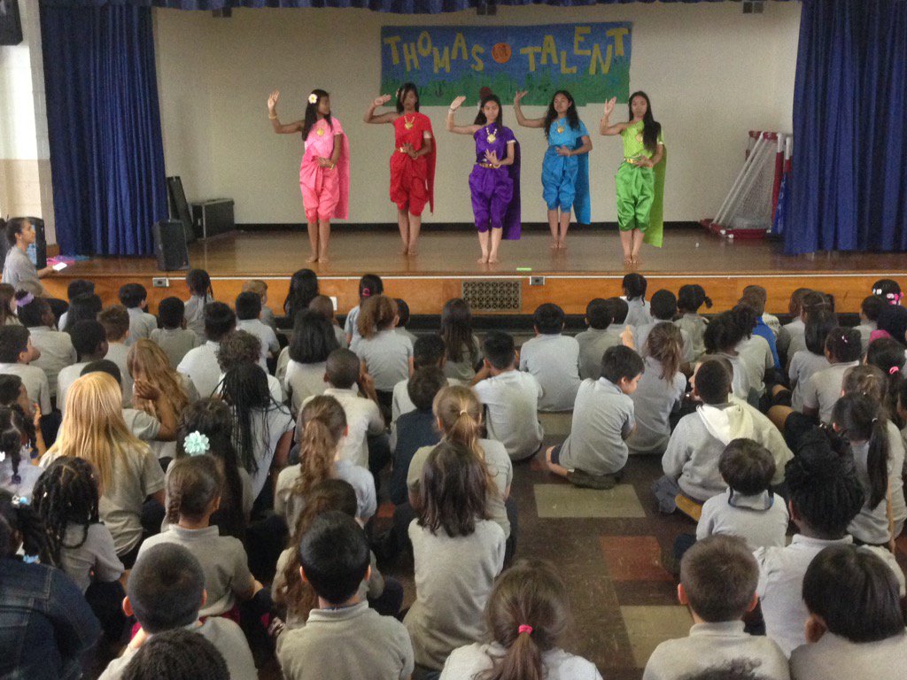 A local Cambodian dance troop performs for our students. #AsianPacificAmericanHeritageMonth
