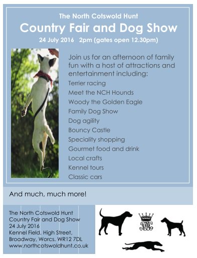Let's all get 24th July in the diary for the NCH Country Fair and Dog Show #Broadway #cotswold #familyactivities