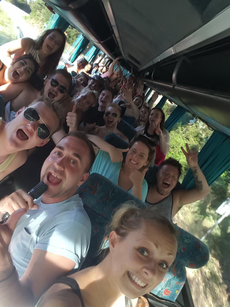 Club1830Zante's tweet photo. @club1830  #zante cant wait to see you all on the coaches into resort!! #lovezante #reps #fun #only15minutetransfer https://t.co/S1D3gDJK5V