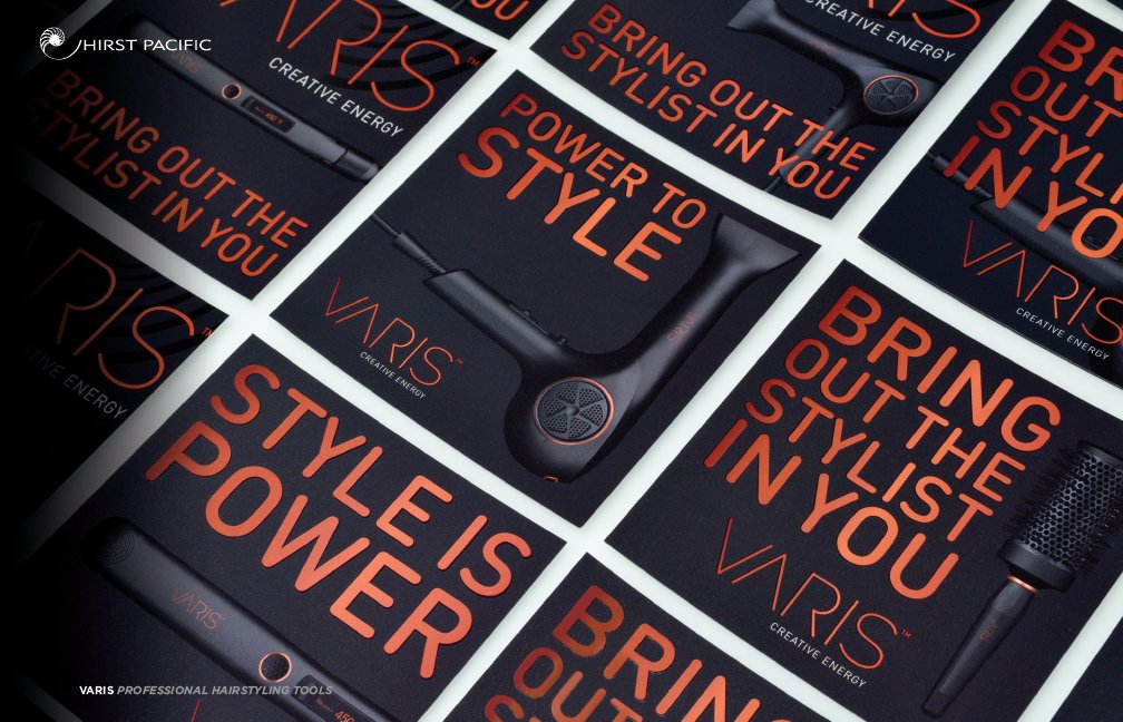 Hirst Pacific's design of VARIS mirror clings. #DielineAwards #branding  #StyleIsPower
bit.ly/244G6lu