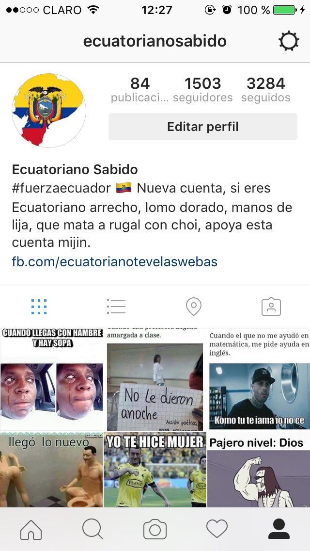 Etvlaswebas's tweet photo. Hola gente, pueden seguirnos en la cuenta de Instagram estaré siguiendo a todos los que nos sigan. Dejen su me gusta https://t.co/440ay5aQxs