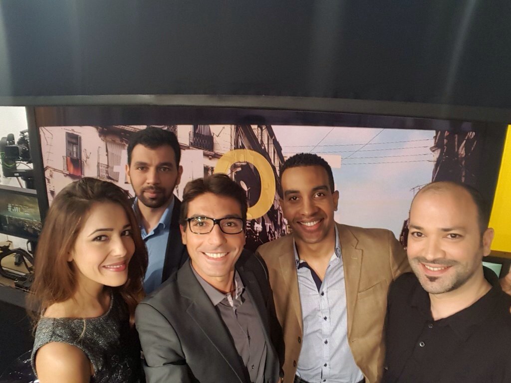 KEFISamy's tweet photo. Avec @TunisSurSeine @sanabakari @MKACITV5M Maher et Redha (INSULA) à @TV5MONDEMOE #TunisSurSeine https://t.co/40QAECv6IO