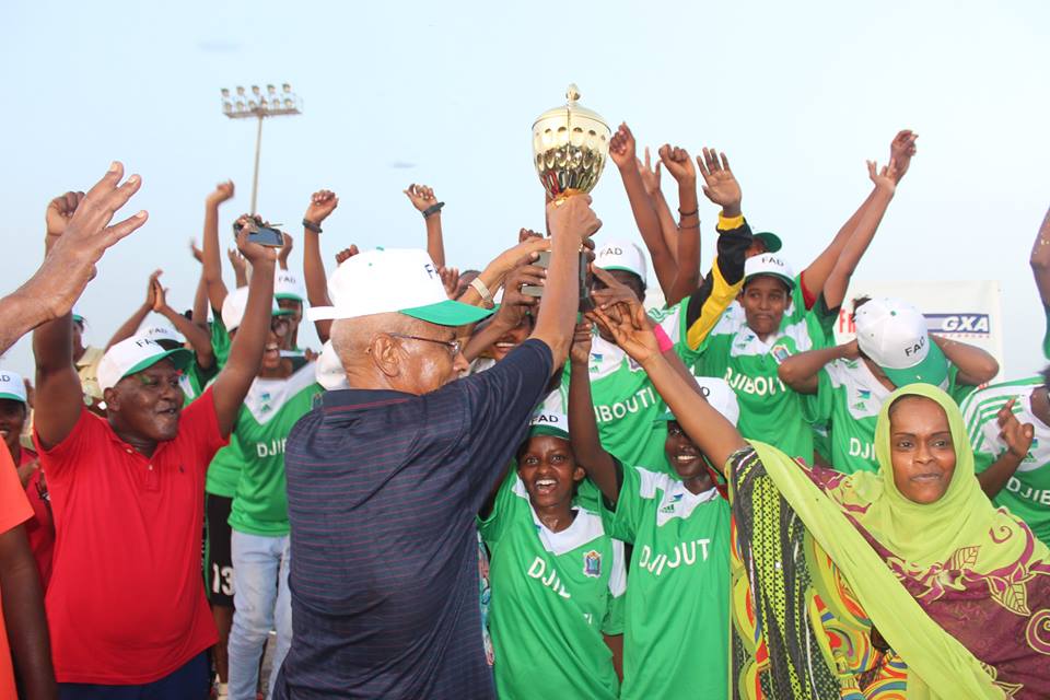 FIFAWWC's tweet photo. Congratulations to the Djiboutian Armed Forces women’s football Club; national champions for the 2nd year in a row! https://t.co/rBAli0mDEv