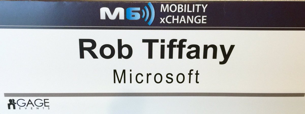 RobTiffany's tweet image. Living the dream at #m6xChange
