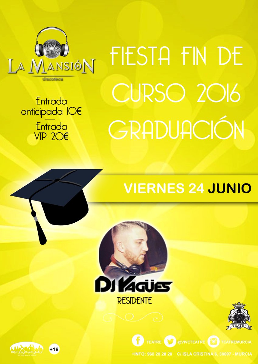 Enhorabuena a todos! #graduacion #junio <a href="/YaguesDJ/">YAGÜES</a>