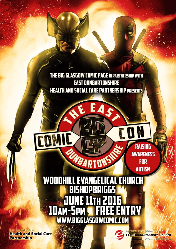EAST DUNBARTONSHIRE COMIC CON, June 11th.

facebook.com/events/1133050…