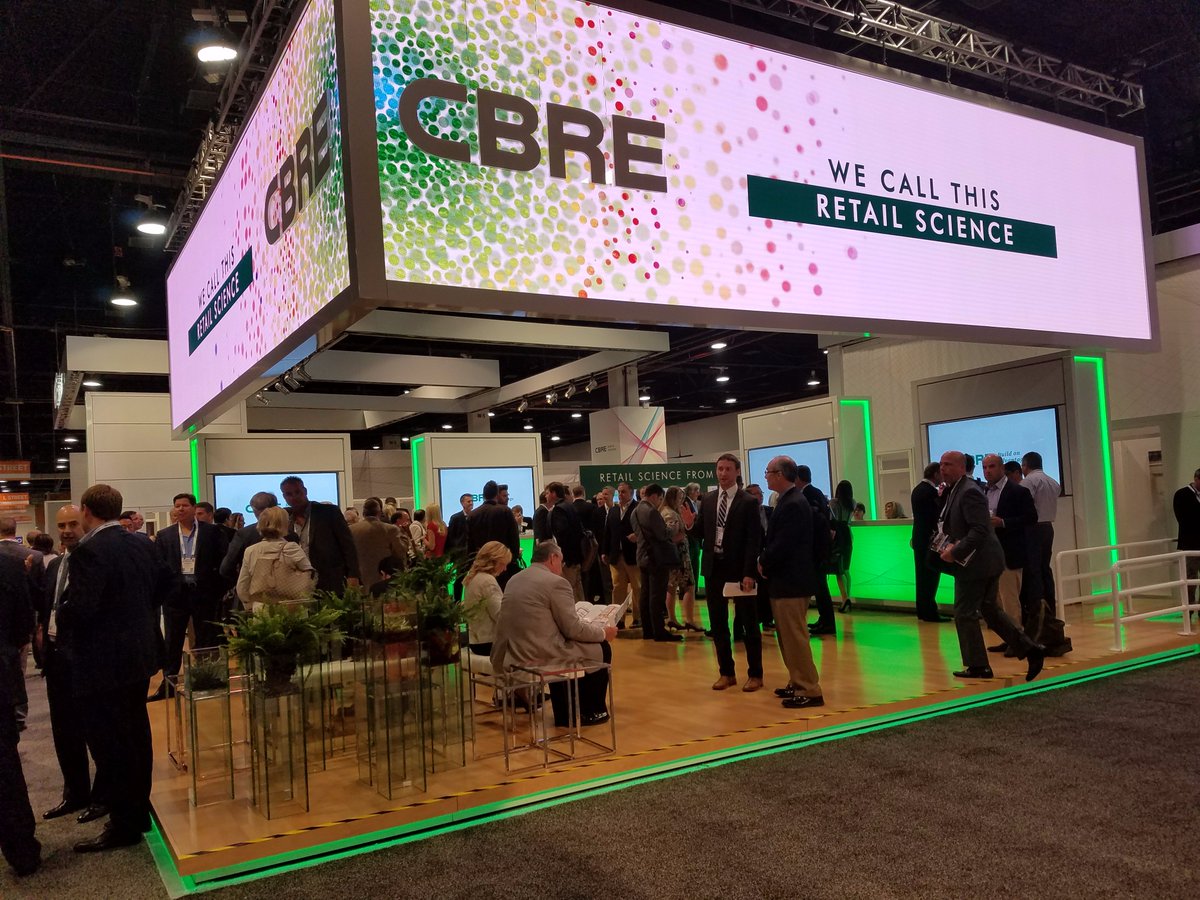 PaulSuchman's tweet photo. At CBRE, we know the business of retail. Visit Booth #C1024 @ICSC_RECon #RECon16 #RetailScience @CBRE @cbreRetail https://t.co/D2GBSYbvEZ